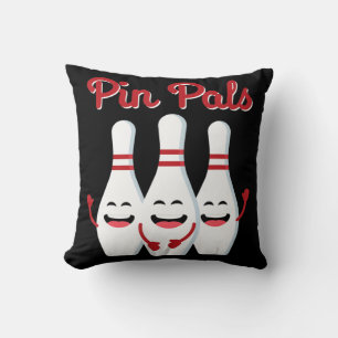 Button Pals Niedlicher Bowling für Männer Frauen u Kissen