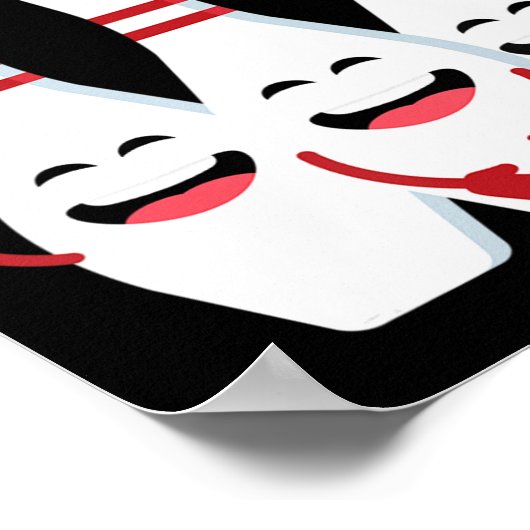 Button Pals Niedlicher Bowling für Männer Frauen u Poster (Ecke)