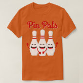 Button Pals Niedlicher Bowling für Männer Frauen u T-Shirt (Design vorne)