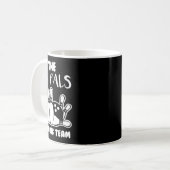 Button Pals Team Bowling Kaffeetasse (Vorderseite Links)