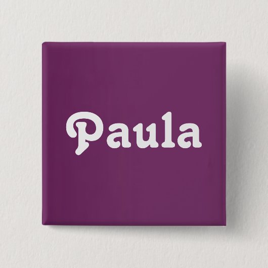 Button Paula (Vorderseite)