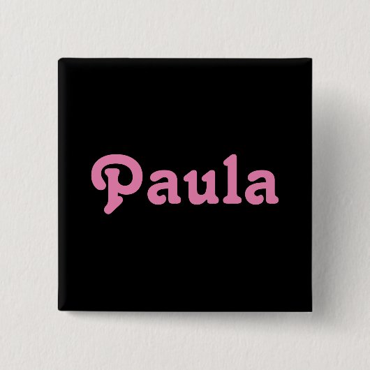 Button Paula (Vorderseite)