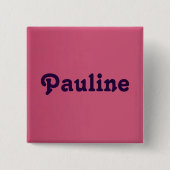 Button Pauline (Vorderseite)