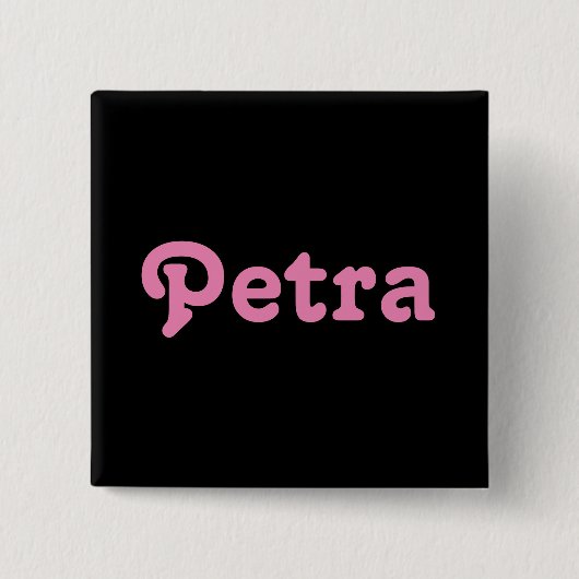 Button Petra (Vorderseite)