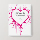 Button Pink Heart (Vorderseite)