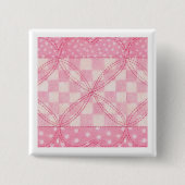 Button PINK HEART QUILT (Vorderseite)