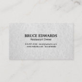 Button | Pizza Slices Visitenkarte (Rückseite)