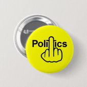 Button-Politik Gedreht Button (Vorne & Hinten)