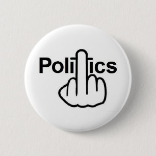 Button-Politik Gedreht Button