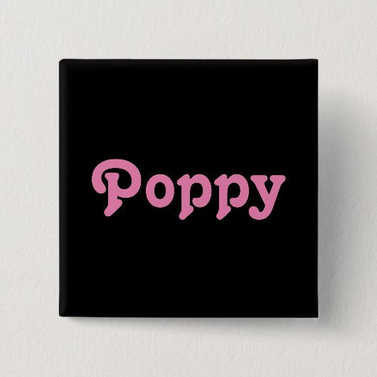 Button Poppy (Vorderseite)