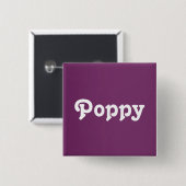 Button Poppy (Vorne & Hinten)