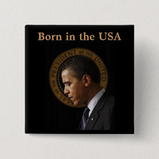 Button Präsidenten Obama