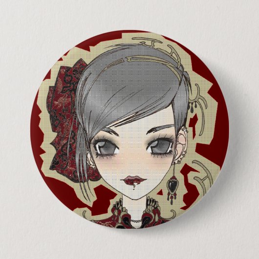 Button Prinzessin Ren (Vorderseite)