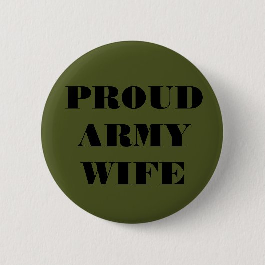 Button Proud Army-Ehefrau (Vorderseite)