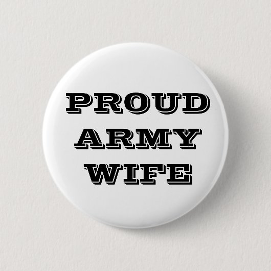 Button Proud Army-Ehefrau (Vorderseite)