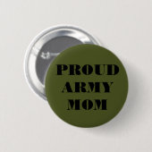 Button Proud Army-Mama (Vorne & Hinten)
