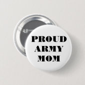 Button Proud Army-Mama (Vorne & Hinten)