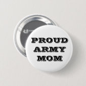 Button Proud Army-Mama (Vorne & Hinten)