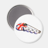 Button Punk Magnet (Vorderseite/Rückseite)