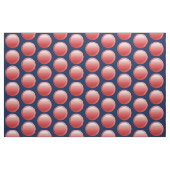 Button Punkte - Farbverlauf rot + Ihr Backg. Idee Stoff (Fat Quarter (45,7 x 55,9 cm))