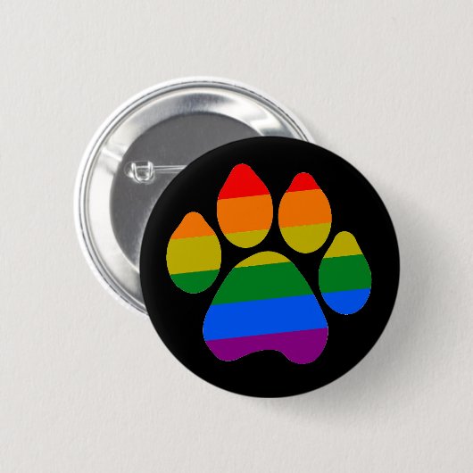 Button Rainbow Paws (Vorne & Hinten)