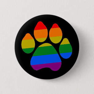 Button Rainbow Paws