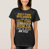 Button Reclaimer T-Shirt (Vorderseite)