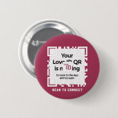 Button - RED - QR - PURE Collection (Vorne & Hinten)
