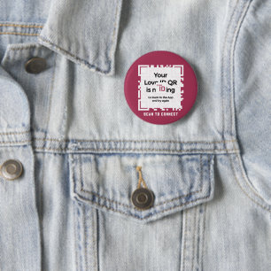 Button - RED - QR - PURE Collection