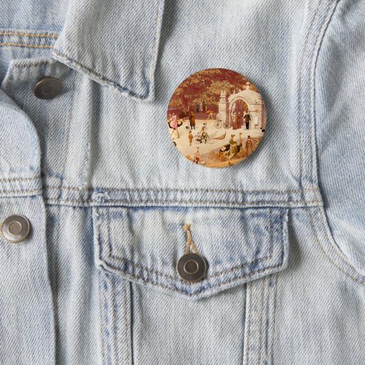 Button Redondo De 2 Pulgadas Os Avestruzes de Pont (Beispiel)