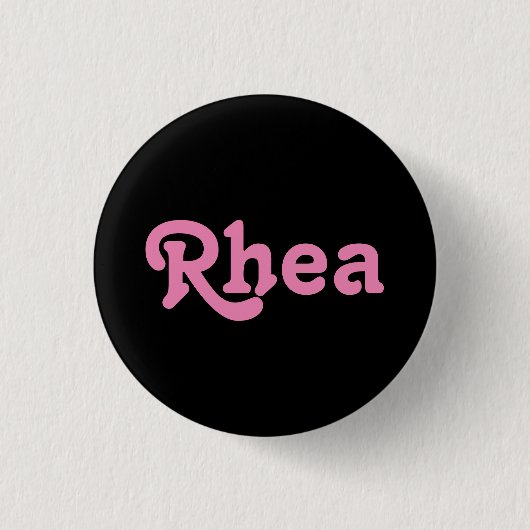 Button Rhea (Vorderseite)