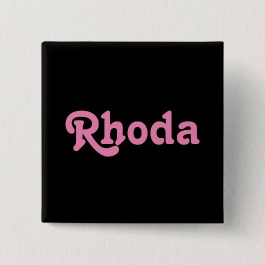 Button Rhoda (Vorderseite)