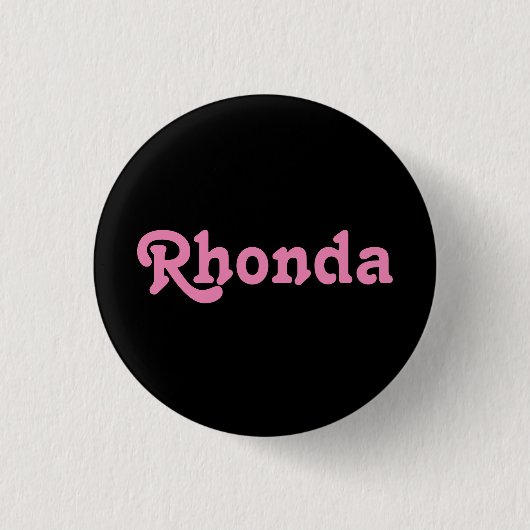 Button Rhonda (Vorderseite)