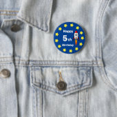 Button - Rocketship 5. Geburtstag (Beispiel)