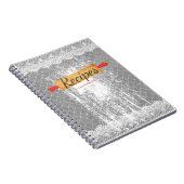 Button-Rolling-Mehl Backkochbuch Rezept Notebook Notizblock (Rechte Seite)