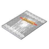 Button-Rolling-Mehl Backkochbuch Rezept Notebook Notizblock (Linke Seite)