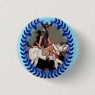 Button Roman Horse Soldier By Ladee Basset