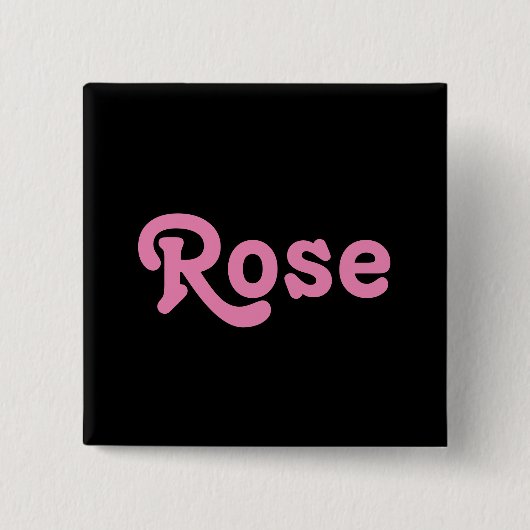 Button-Rose Button (Vorderseite)