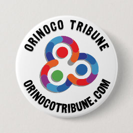 Button rounded logo black