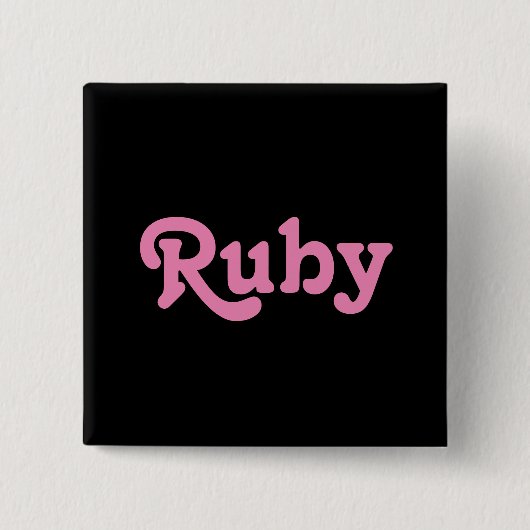Button Ruby (Vorderseite)