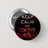 Button ruhiger Keep and kill zombies (Vorne & Hinten)