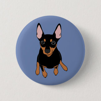 Button-Rundtaste Minipinscher Min Button