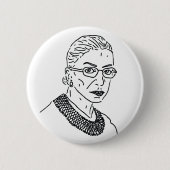 Button Ruth Bader Ginsburg RBG (Vorderseite)