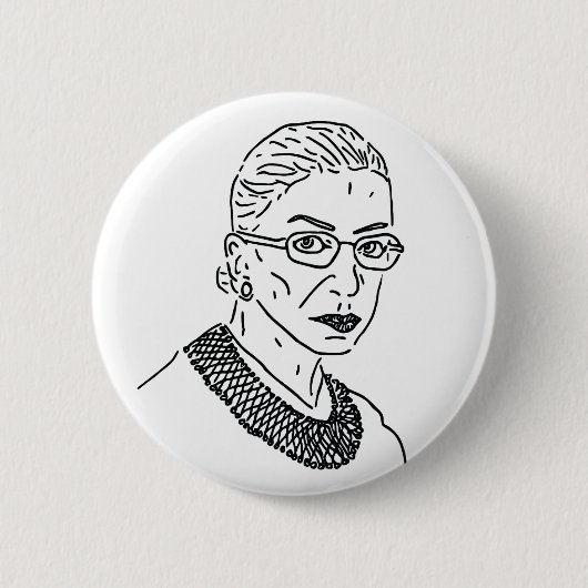 Button Ruth Bader Ginsburg RBG (Vorderseite)