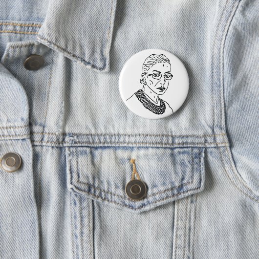 Button Ruth Bader Ginsburg RBG (Beispiel)