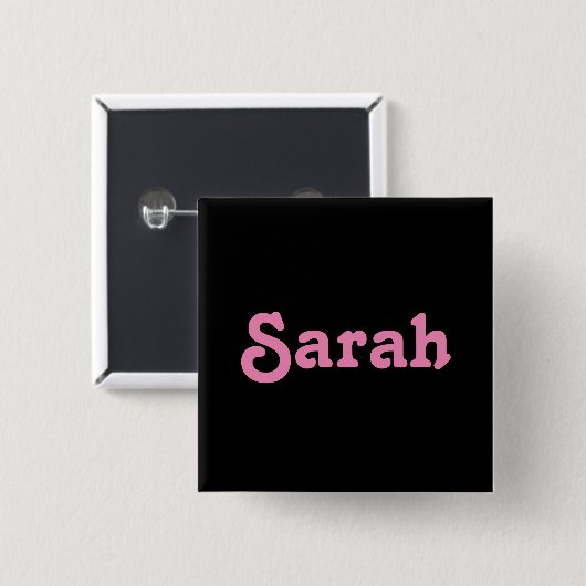 Button Sarah (Vorne & Hinten)