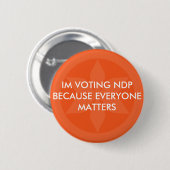Button Saskatchewans NDP (Vorne & Hinten)