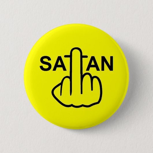 Button Satan Gedreht (Vorderseite)