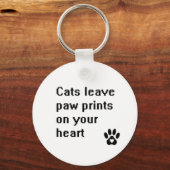 Button-Schlüsselanhänger - Katzenquote Schlüsselanhänger (Vorderseite)