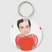 Button-Schlüsselanhänger Schlüsselanhänger (Vorderseite)